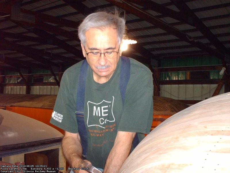 Jeff Nailing Roof Slats