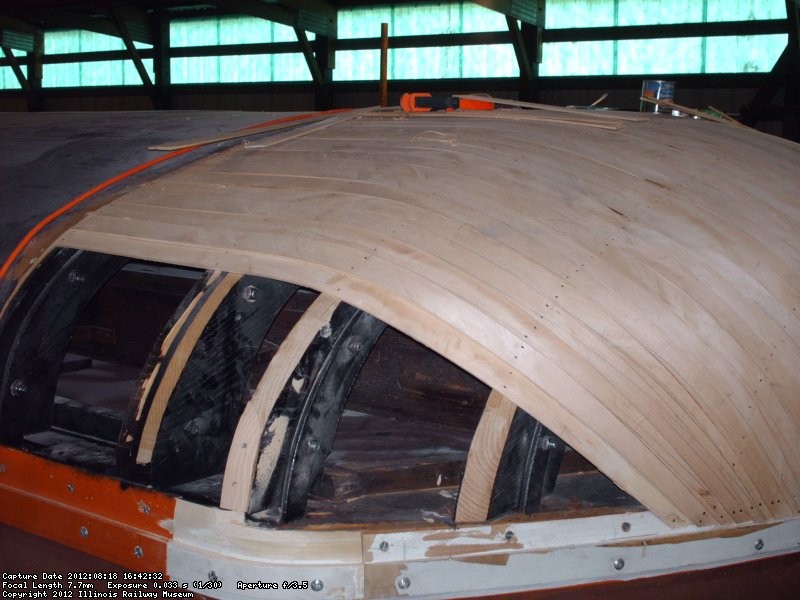 Rear Roof Nearing Completion