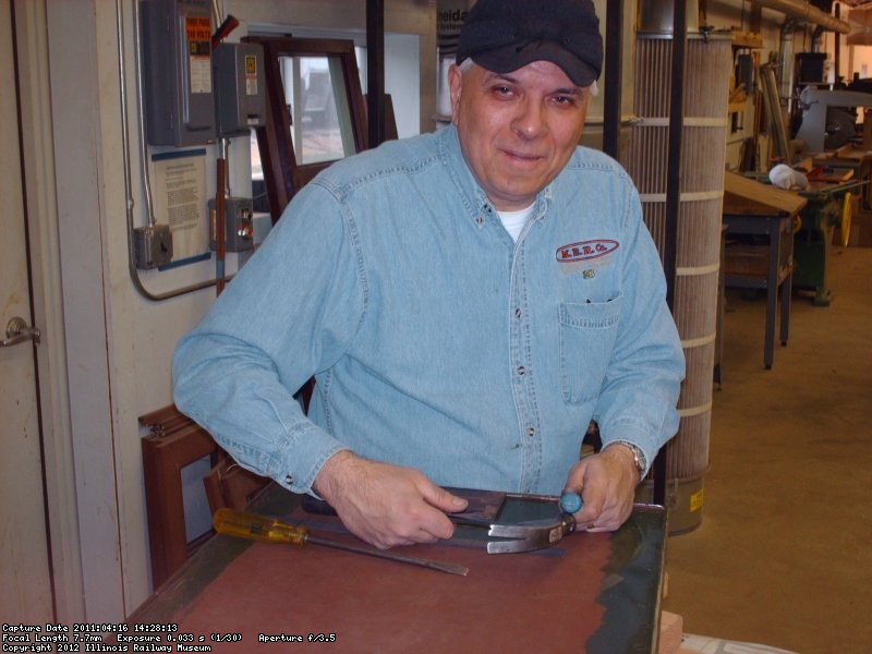 Ray Schmid Preparing the Traps for Installation