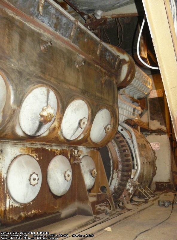 The number 1 engine gets wire wheeled and prepped for primer.