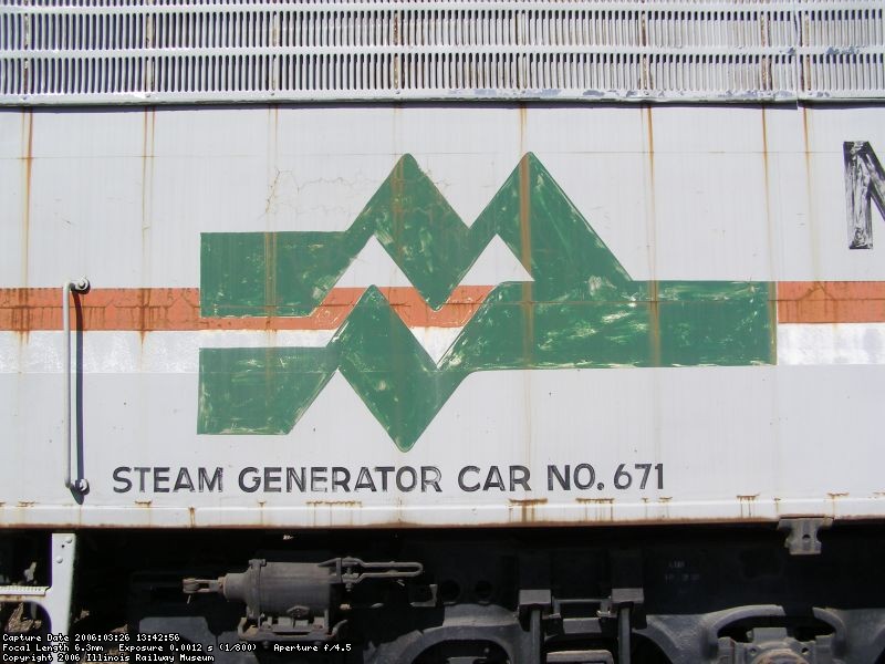 Exterior of Michigan Northern 671