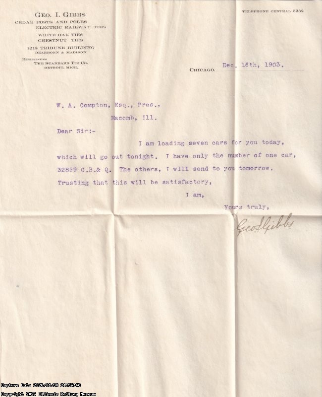 Letter to W.A. Compton 2