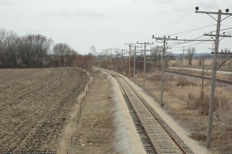 Karsten's Crossing looking west AFTER brushcutting