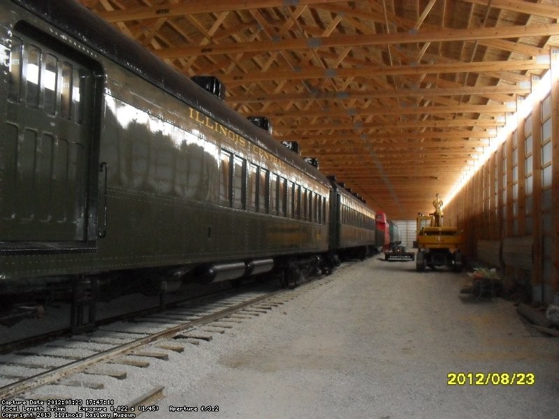 MRM   IC combine inside new storage barn