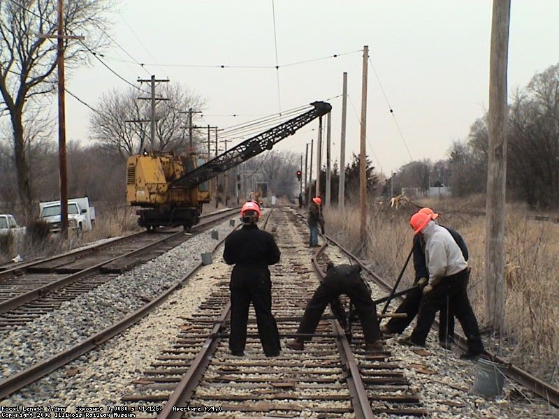 Gauge spiking at Schmidt siding