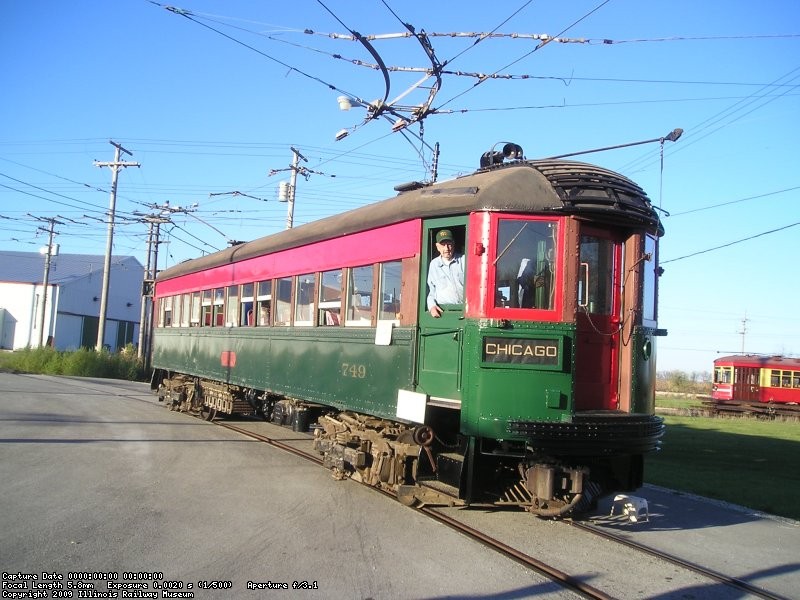 October 24, 2004, During the car's first test trip we stop at Electric Park for a photo op.