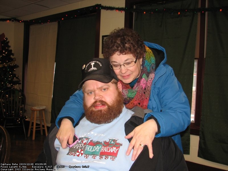 David with his mother, Susan Stepek