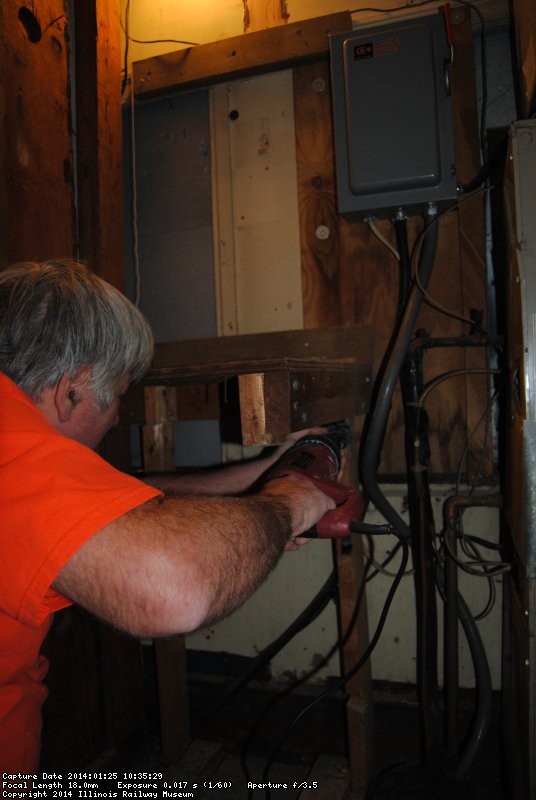Mark Gellman removing cabinet legs