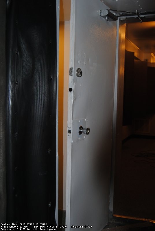 Vestibule door primed by Kevin on 2/22/14