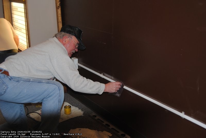 Kevin Kriebs scuffing conduit with Scotch-Briteâ¢ â