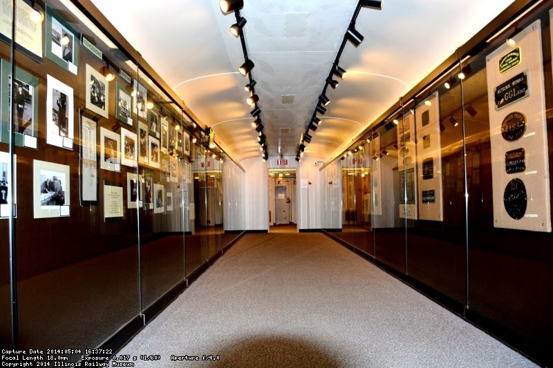 Looking towards the front of the 1st Exhibit Car - image by Jon Habegger