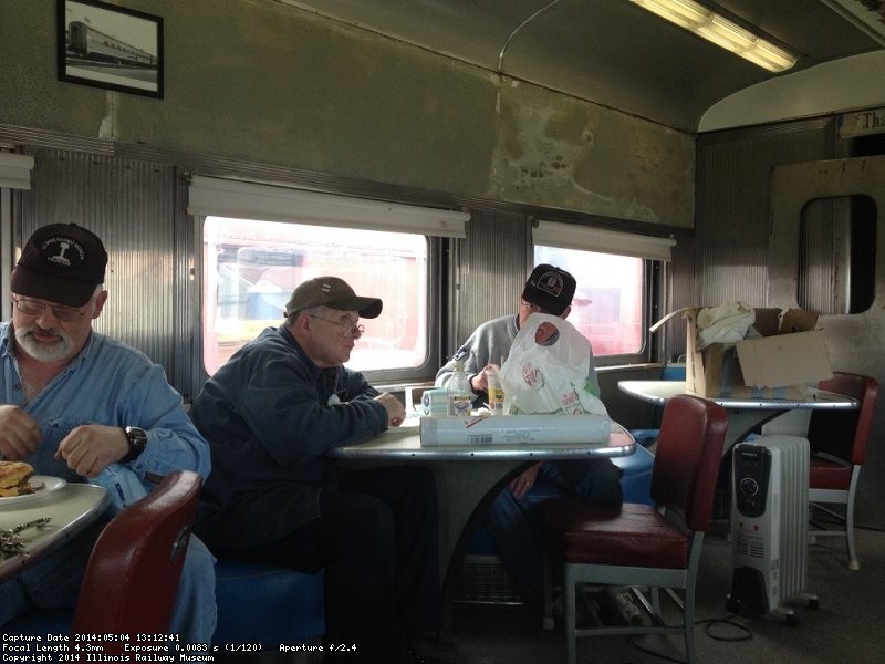 Lunch with Ray Mormann and Kevin Kriebs - image by Michael McCraren