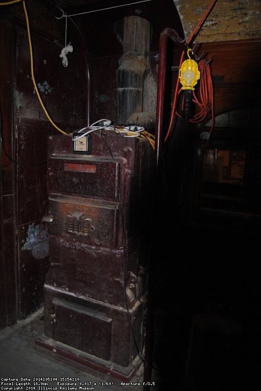 An old furnace to be removed from the B&M 1094 - image by Shelly Vanderschaegen