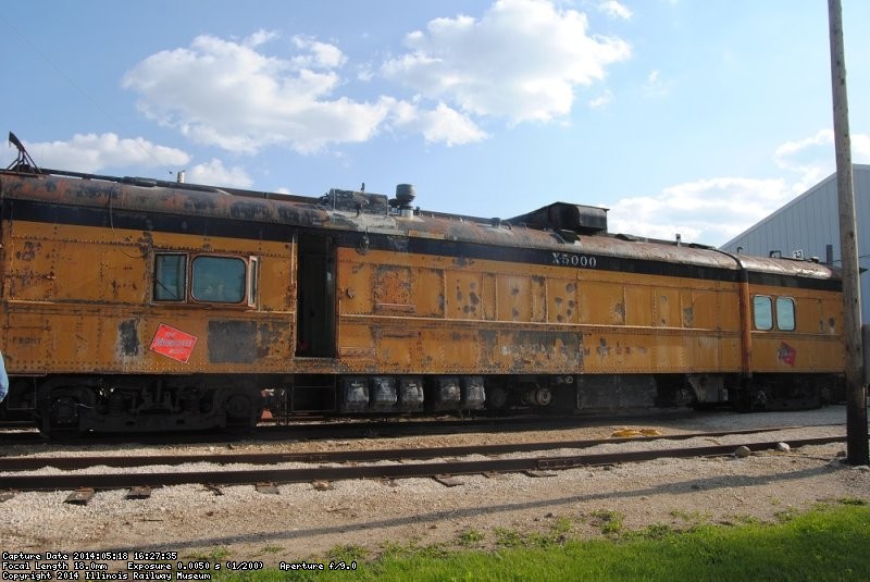 Shelly captured a shot of the Dynamometer car