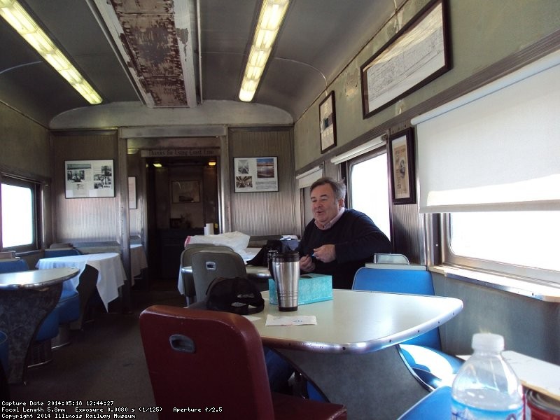Kevin Brown joined us for lunch - Photo by Pauline Trabert