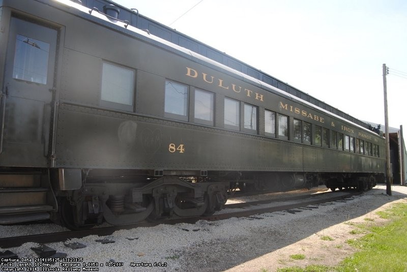 DM&IR 84 coach usually inside Barn 3 - Photo by Shelly Vanderschaegen