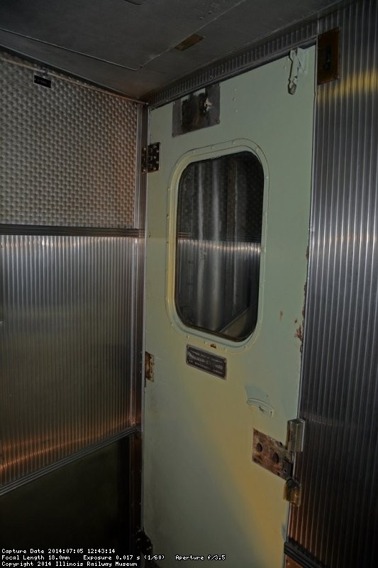 The new door as seen from inside the Birmingham - Photo by Jon Habegger