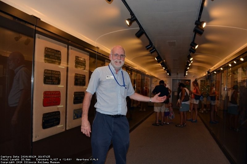Jon Habegger in the 1st Exhibit Car - Photo by Shelly Vanderschaegen