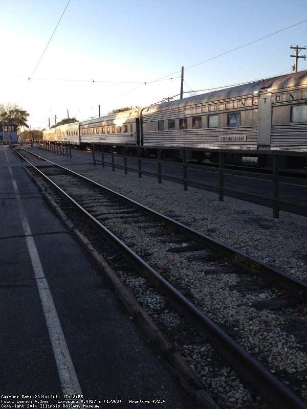 The back half the the train - Birmingham, Pacific Peak, Silver Ridge and 9933 - Photo by Michael McCraren