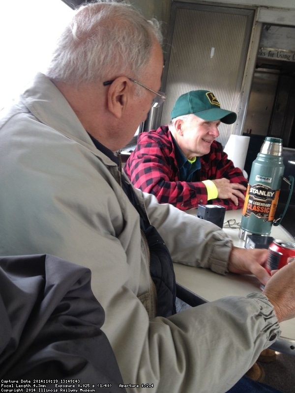 Nick Kallas with Ray Mormann at Sunday lunch in the Birmingham - Photo by Michael McCraren