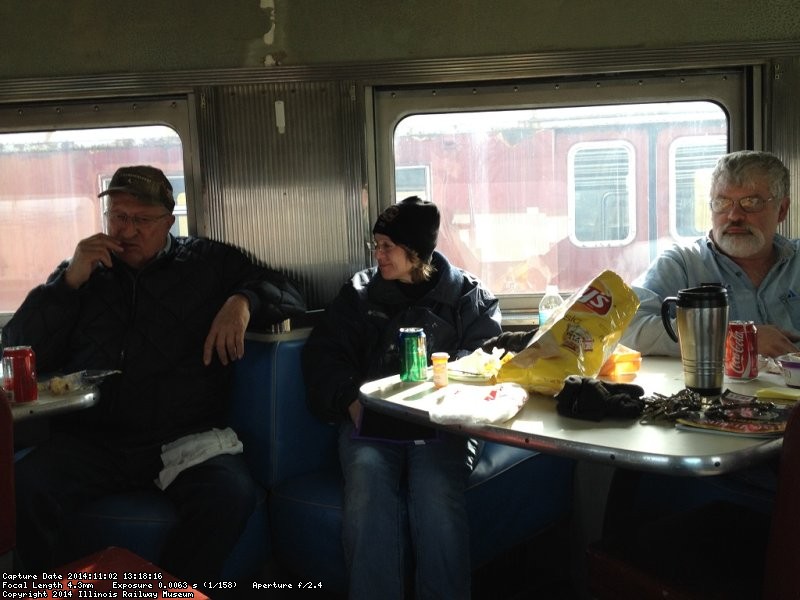 Nick Kallas, Shelly Vanderschaegen and Michael Baksic at lunch 11/02/14 - Photo by Michael McCraren