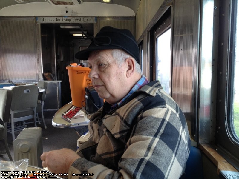 John McKelvey at lunch in the Birmingham - Photo by Michael McCraren