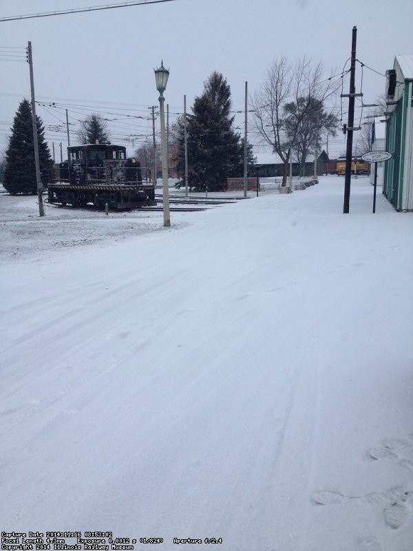 First snowfall of the year covers IRM - Photo by Michael McCraren