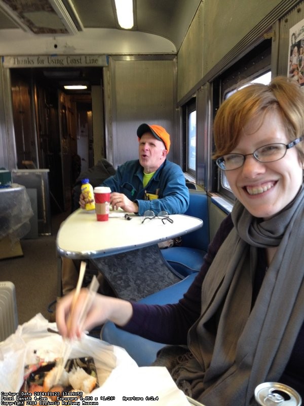 Ray Mormann and Patrice Connelly in the Birmingham diner - Photo by Michael McCraren