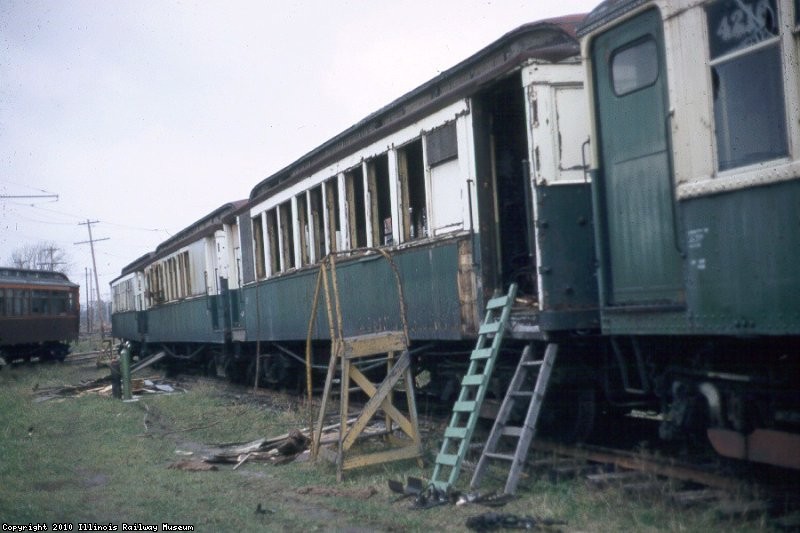 CTA 1700's being scrapped c1973 - photo courtesy Bill Wulfert