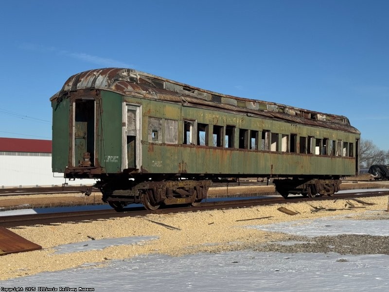 C&NW 4103 in January 2025 a few days before being scrapped