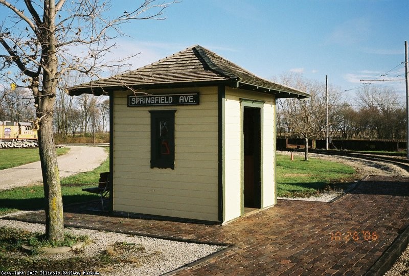 Springfield Ave Station. Rockford and Interurban
