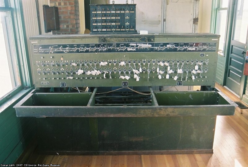 US&S CTC Machine for 81 Circuit Code System 501, Stockton to Sacramento, 1928, SPRR