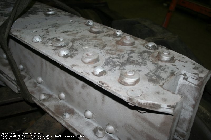 Bolster looking very different after sand blasting