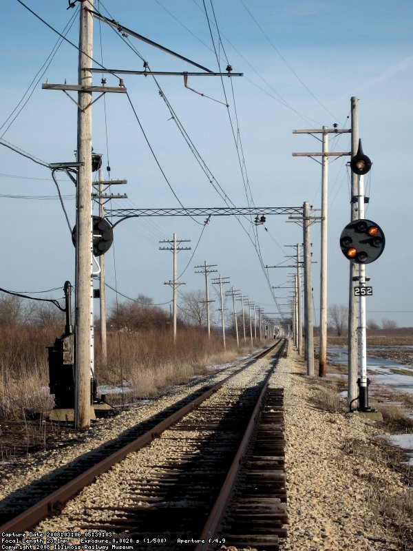 Looking east at 251/252  3-6-08