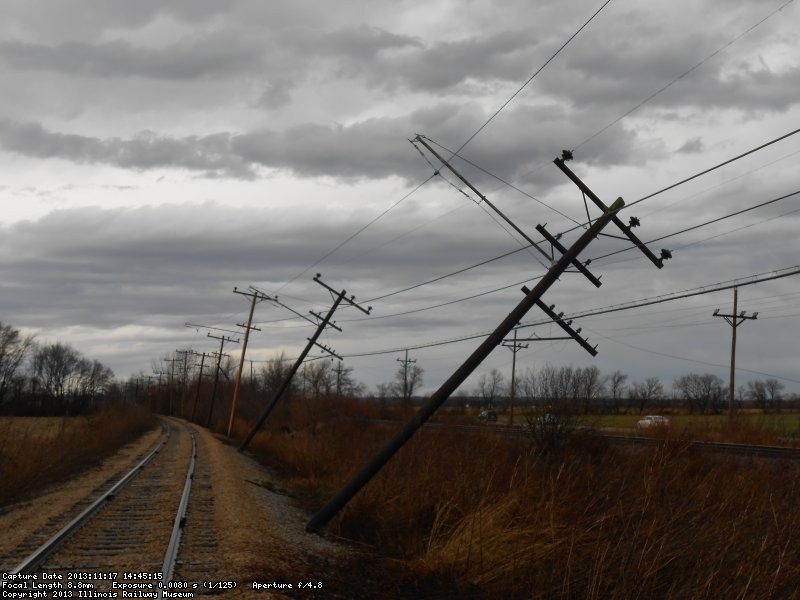 Mainline looking West from Karstans