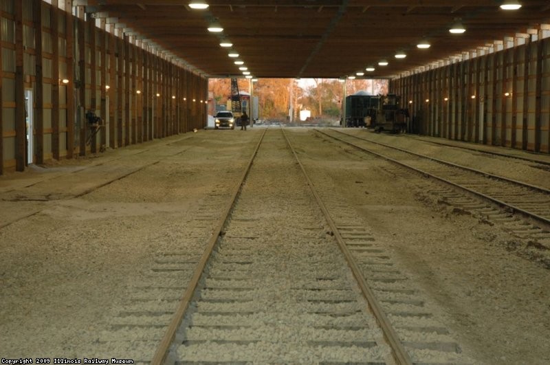 Completed tracks in Barn 11