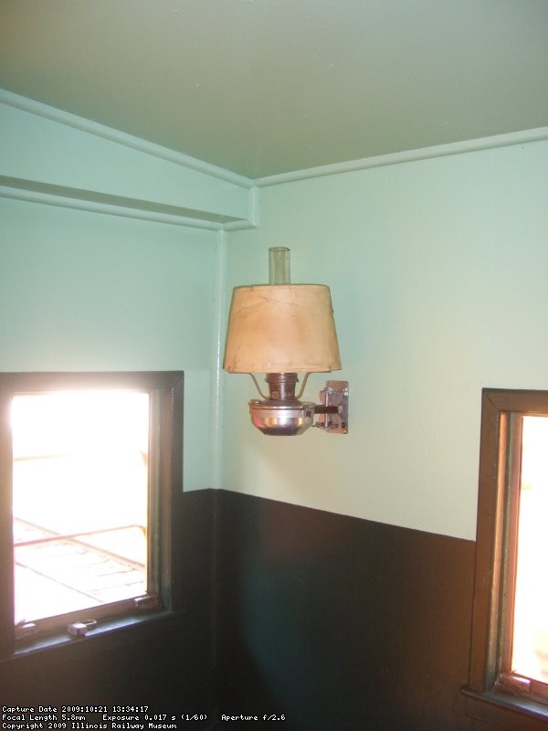 10.21.09 - MORE OF THE INTERIOR WITH THE KEROSENE LAMPS IN PLACE.