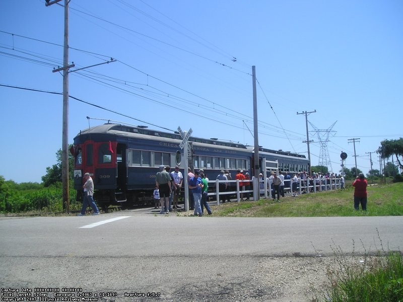 With Passengers unloaded, the crew changes ends and prepares to head back to Wheaton.