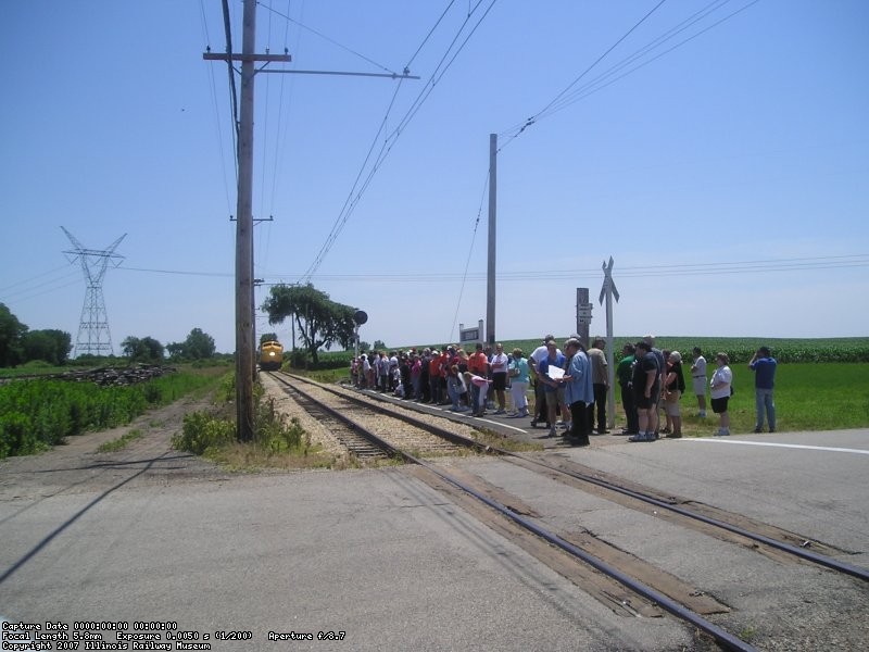 Fortunately for everyone who was stranded, there was a headlight in the distance.  The C&NW was still running, and they came to pick everyone up.
