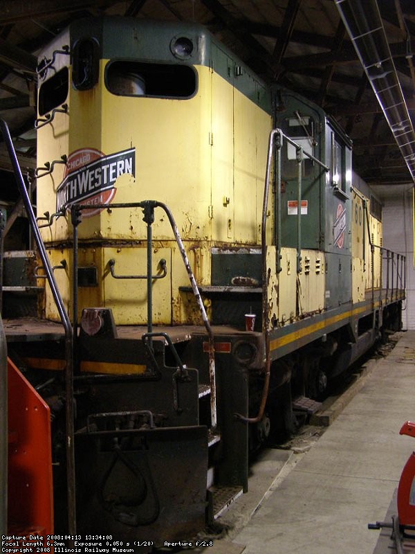 Another view of CNW 4160 inside the shop
