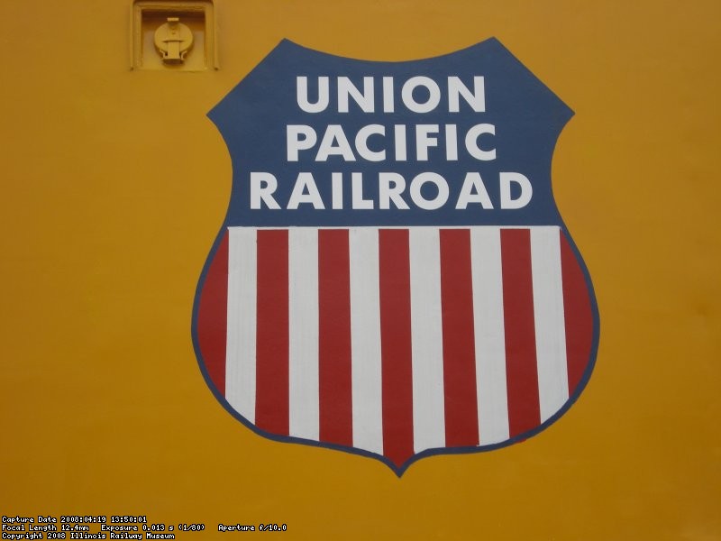 UP logo on the side of the turbine 