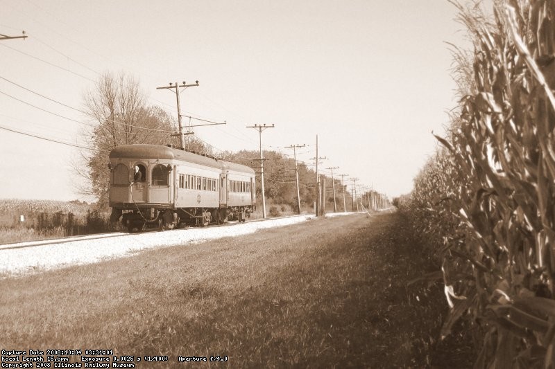 ILLINOIS TERMINAL on ELGIN & BELVIDERE trackage in Illinois