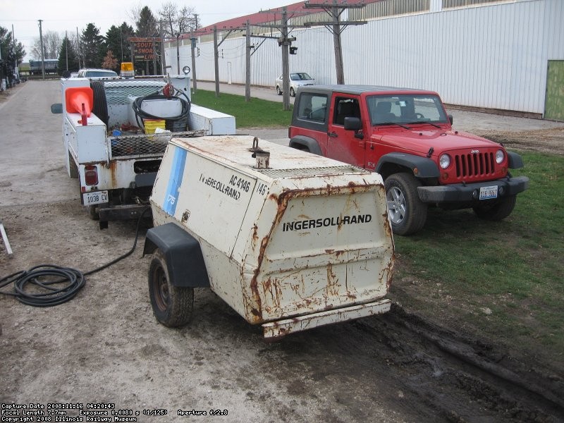 Our air compressor and gang trucks...well kinda