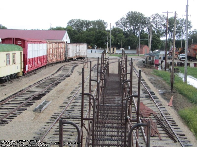 Platform located outside of barn 10 