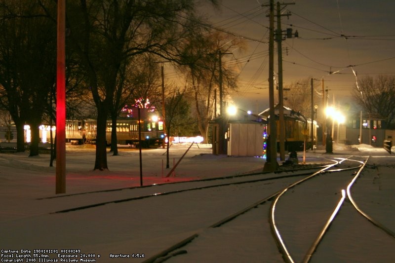 Santa Train loading at Depot St Station