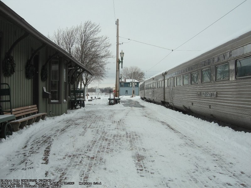 Nebraska Zephyr sits on Station Tk 1