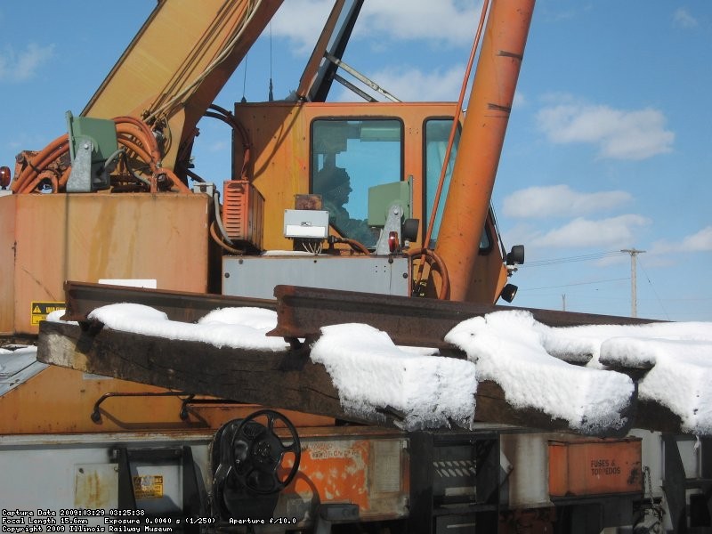 Frank watches the 10,000lb panel closely