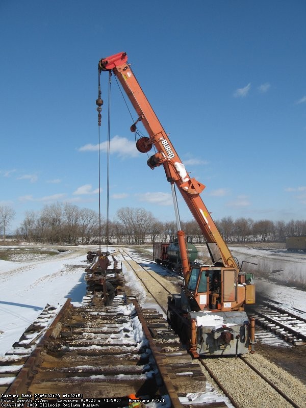 Positioned to lift the panel