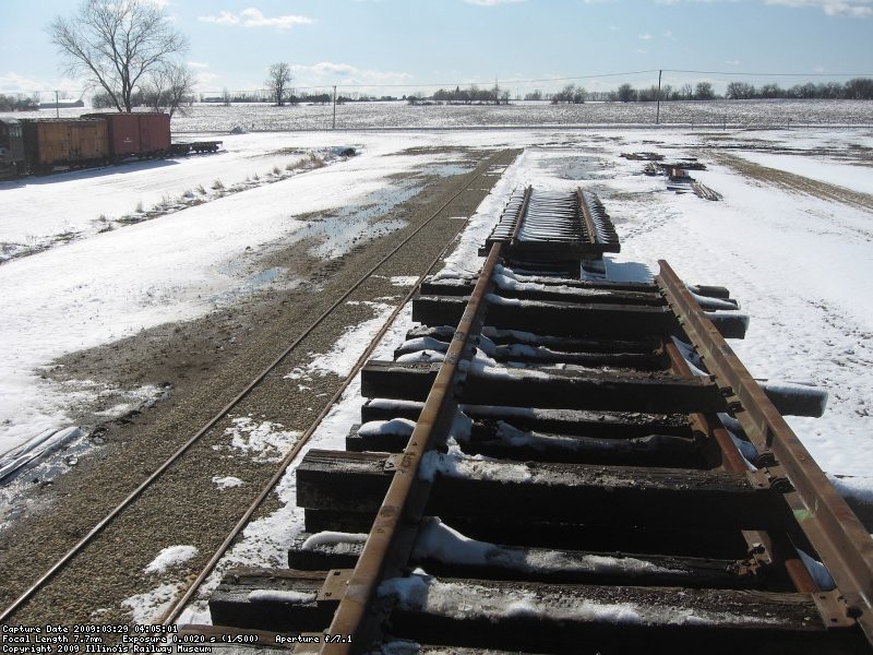 Stack of panels where the future 13-2 track will be