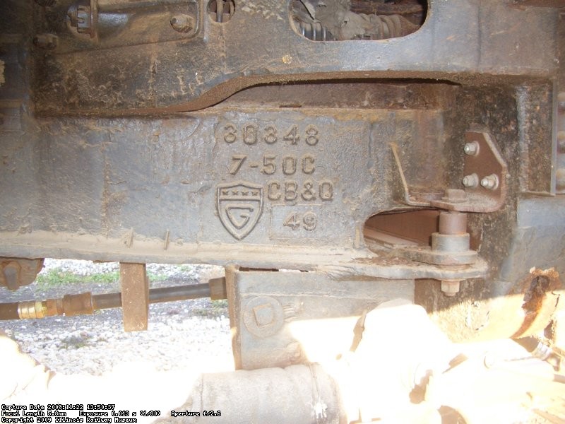 11.22.09 - HERE IS THE CASTING INFORMATION ON THE END OF THE UNDERFRAME.